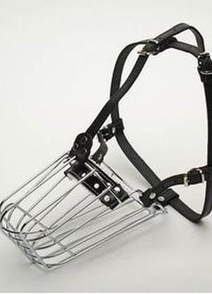 Намордник металевий для породи такса 7,5/24 см