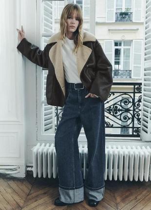 Дубленка zara