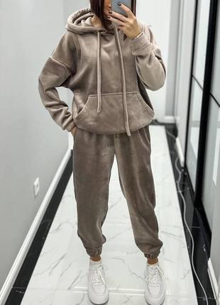 Костюм спортивный велюровый плотный