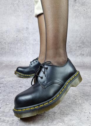 Dr. martens 1461 core black virginia туфлі