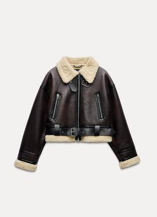 Дубленка zara