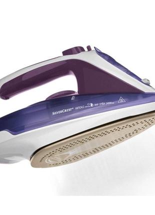 Беспроводной утюг с паром silver crest sdbk 2400w e4 purple