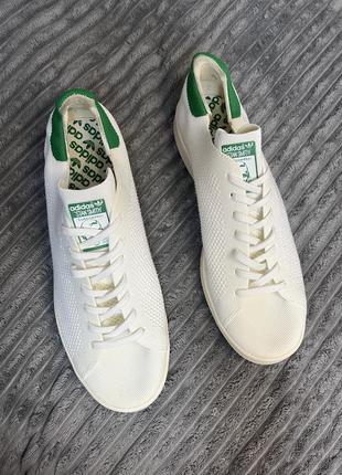 Белые мужские кроссовки adidas stan smith