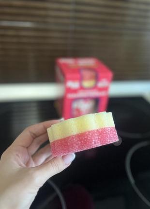 Набір паста + губка-скрабер pink stuff