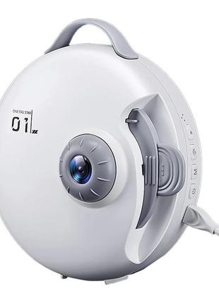 Топ! проектор-нічник galaxy e18 with bluetooth and remote control + 4 discs 1800 mah