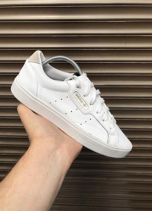Adidas originals sleek 38р 23,5-24,5см кросівки жіночі шкіряні оригінал