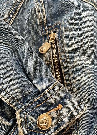 Вінтажна куртка джинсова