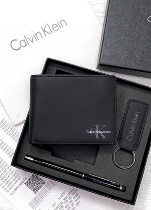 Брендовий чоловічій гаманець calvin klein ( на подарунок )