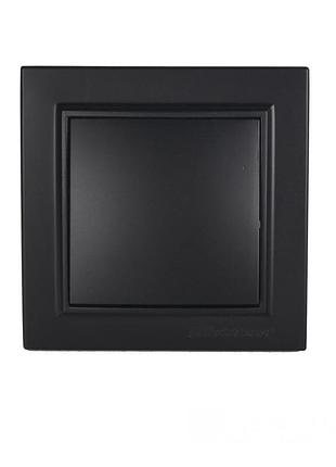 Выключатель одноклавишный графит