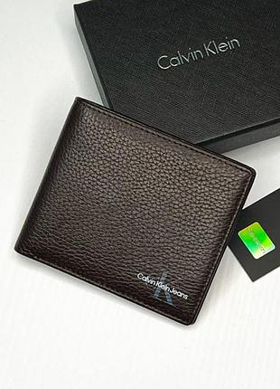 Брендовый мужской кошелек calvin klein (на подарок )