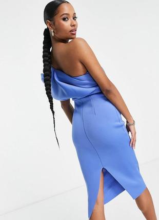 Платье миди на одно плечо