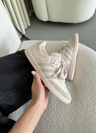 Кросівки кеди adidas samba light beige 36-41