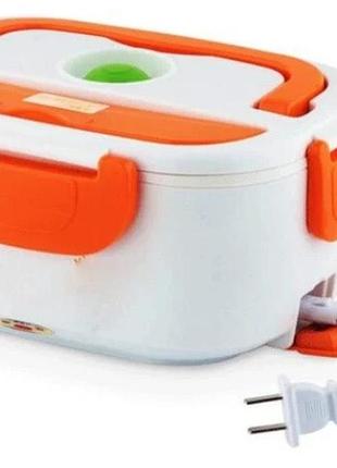 Електричний ланчбокс electronic lunchbox з підігрівом 220v 40w8 фото