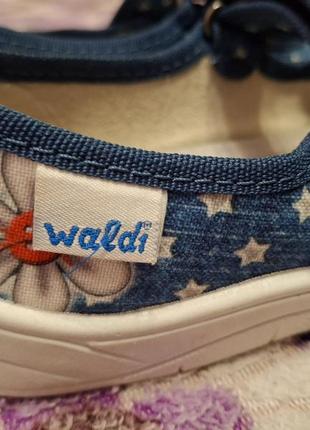 Waldi. тапочки валді. тапочки в садок, на перезувне.