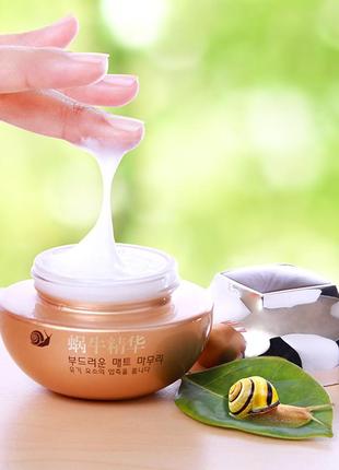 Ліфтинг крем для обличчя belov han jia ne snail care з високим вмістом муцину равлика 55 гр
