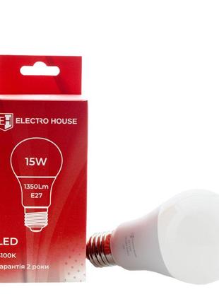 Led лампа а65 e27 15 вт 4100к