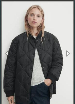 Бомбер куртка тренч massimo dutti