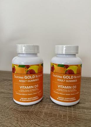 Вітамін d3 у жувальних мармеладках California Gold Nutrition