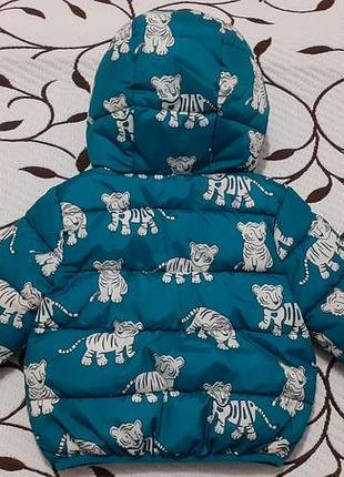 Куртка осенняя на мальчика 6-9 месяцев, фирмы m&s.3 фото