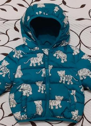 Куртка осенняя на мальчика 6-9 месяцев, фирмы m&s.