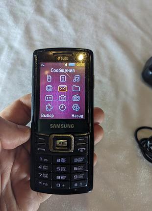 Мобильный телефон samsung c5212 duos black с зарядкой новый аккумулятор