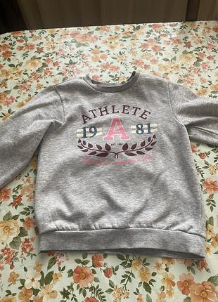 Теплый реглан для девочки на 8-10 лет