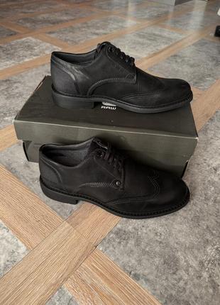 Чоловічі шкіряні туфлі оксфорд g-star 41 розмір