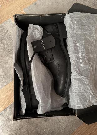 Чоловічі шкіряні туфлі оксфорд g-star 41 розмір