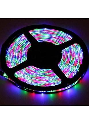 Світлодіодна стрічка led 3528 rgb комплект 4,5 метра, різнобарвна7 фото