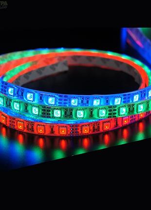 Світлодіодна стрічка led 3528 rgb комплект 4,5 метра, різнобарвна8 фото