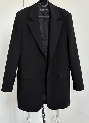 Черный пиджак zara
