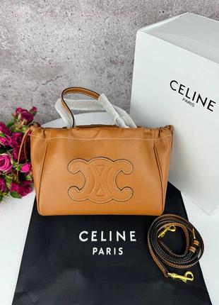 Шкіряна жіноча сумка селін селин celine