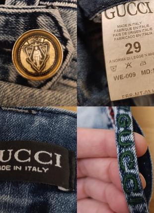 Gucci джинсы бриджи2 фото