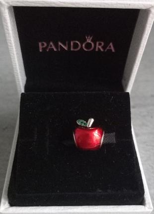 Срібний шарм (бусіна) намистина pandora "серце україна" пандора подарунок для жінки
