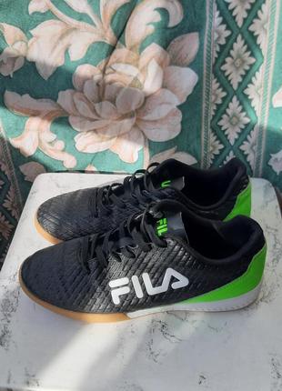 Детские кроссовки футбольные спортивные футзалки бутсы fila