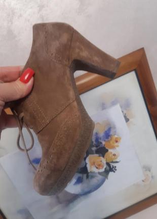 Замшевые полуботинки