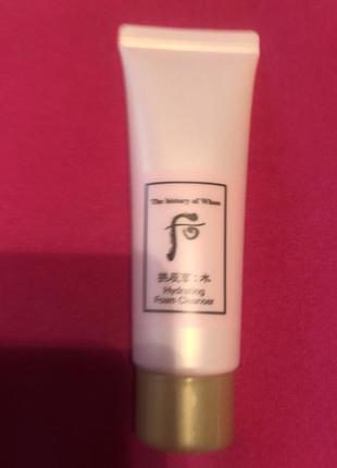 Увлажняющая пенка the history of whoo gongjinhyang soo yeon hydrating foam
