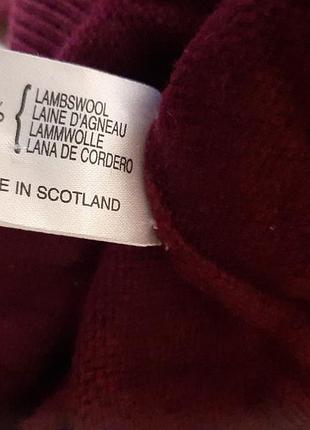 Джемпер на короткой молнии с высоким воротом из чистой шерсти ягненка . really wild