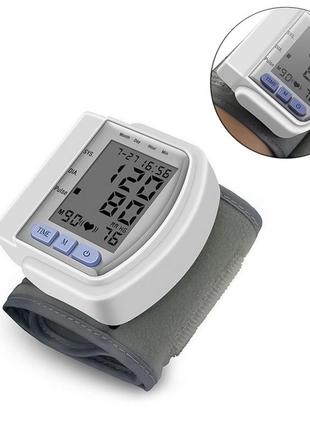 Автоматический тонометр blood pressure monitor ck-102s прибор для измерения давления на запястье (st)