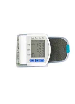 Автоматичний тонометр на зап'ястя blood pressure monitor ck-102s електронний тискомір, сфигмоманометр5 фото