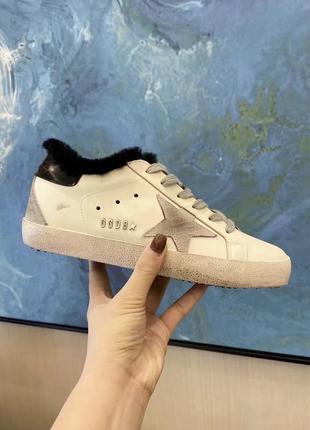 Утеплені кеди golden goose