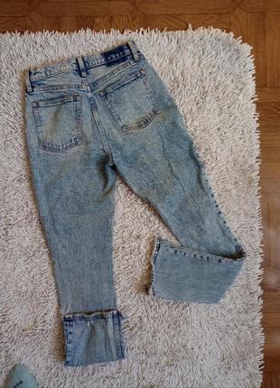 Skinny jeans women 90`s голубые джинсы скинни натуральный джинсы классика винтаж джинсы с высокой посадкой6 фото