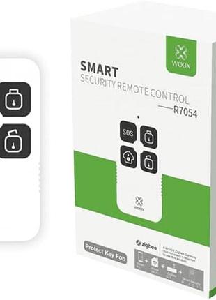 Умный пульт дистанционного управления woox для сигнализации, r7054 zigbee white. ‎701136