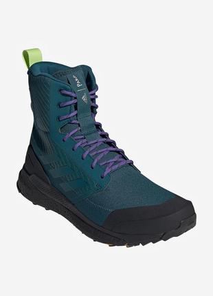 Тактические высокие ботинки unisex adidas terrex free hiker xpl hiking shoes blue 49-41 размер