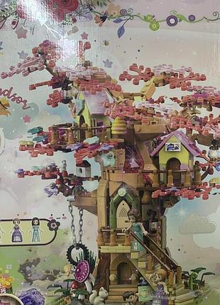 Конструктор лего волшебное дерево,домик на дереве,доимк,замок для принцесы 1240 деталей