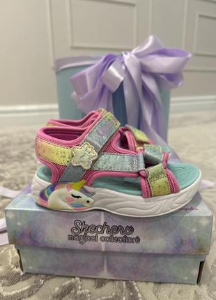 Босоніжки сандалі skechers для дівчинки . 25 розмір