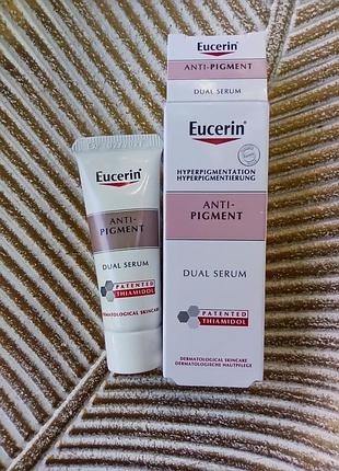 💗до 08.25 eucerin anti-pigment serum duo двойная сыворотка с тиамидолом против гиперпигментации