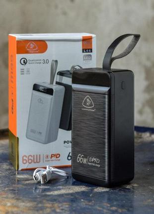 Power bank lionpatton l46 60000mah. универсальная мобильная батарея. мощный повербанк  вт6504