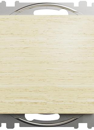 Выключатель одноклавишный береза sedna