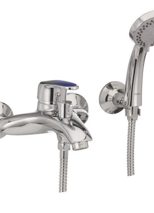 Змішувач для ванни haiba magic 009 з синьою ручкою (hb0697)